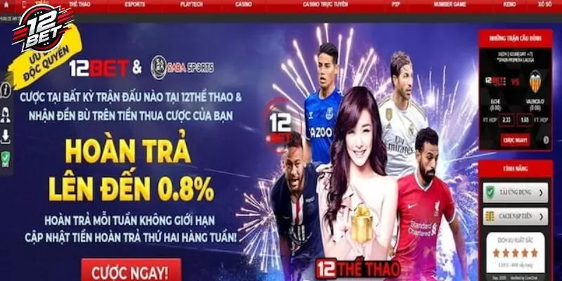 12BET là sân chơi giải trí lý tưởng
